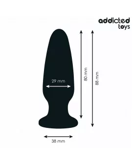 Addicted Toys Anal Plug mit Juwel - Größe S 8,8 cm