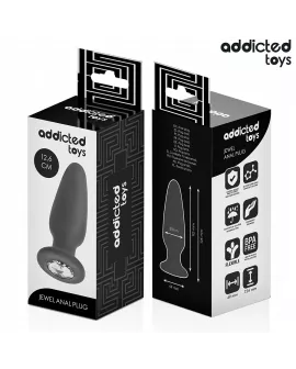 ADDICTED TOYS Anal Plug mit Juwel Größe L - 12,6 cm