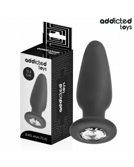 ADDICTED TOYS Anal Plug mit Juwel Größe L - 12,6 cm