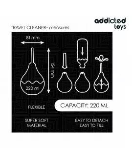 ADDICTED TOYS - REISE-ANALREINIGER GRÖSSE L 220 ML