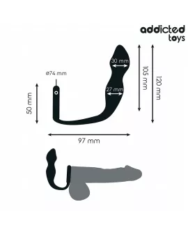 Addicted Toys - Analplug mit Ring Modell 2