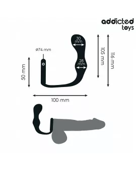 Addicted Toys - Analplug mit Ring Modell 3