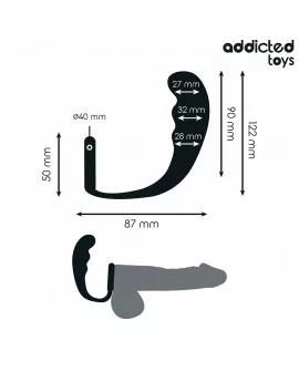 ADDICTED TOYS - ANALPLUG MIT RING MODELL 4