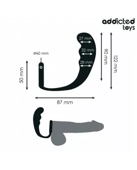 Addicted Toys - Analplug mit Ring Modell 4