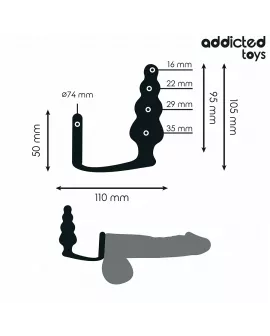 ADDICTED TOYS - ANALPLUG MIT RING MODELL 5