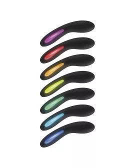 TOYJOY - Schwarzer Vibrator mit Leuchtendem Licht