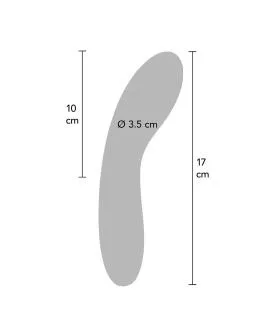 TOYJOY - Schwarzer Vibrator mit Leuchtendem Licht