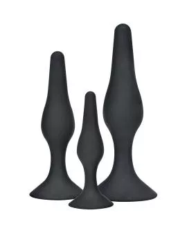 TOYJOY - Curvy Companions Anal Plug 3er Schwarz