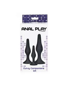TOYJOY - Curvy Companions Anal Plug 3er Schwarz