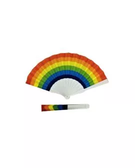 PRIDE Regenbogenflagge Holzfächer - Erotik Accessoire