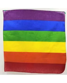 PRIDE - Baumwollschal mit Regenbogenflagge