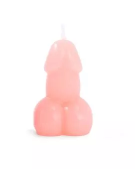DIABLO PICANTE - Penisformige Kerze in Rosa für Erotik