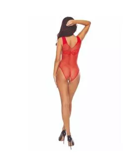 PASSION - BS109 Roter Schmetterlings-Bodystocking