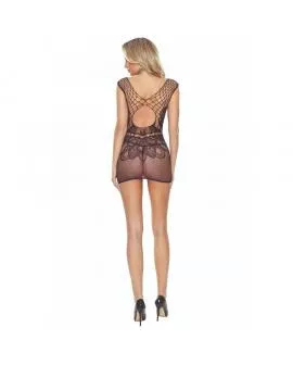PASSION - BS111 SCHWARZER BODYSTOCKING AUS SPITZE