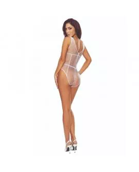 PASSION - BS114 WEISSER GITTER-BODYSTOCKING