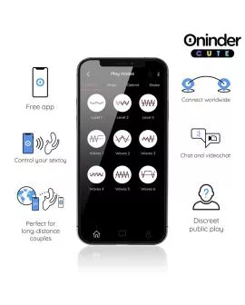Oninder Cute Love 3 Some Dreifachvibrator - App-Steuerung