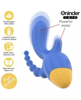 Oninder Cute Love 3 Some Dreifachvibrator - App-Steuerung