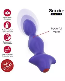 Oninder Cute Love Butt - Vibrierender Analplug-Dilatator mit App