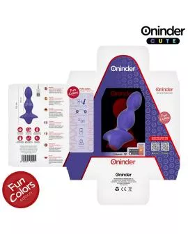 Oninder Cute Love Butt - Vibrierender Analplug-Dilatator mit App