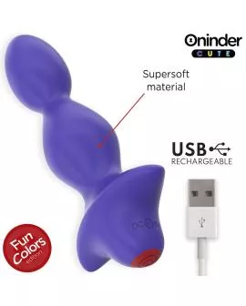 Oninder Cute Love Butt - Vibrierender Analplug-Dilatator mit App