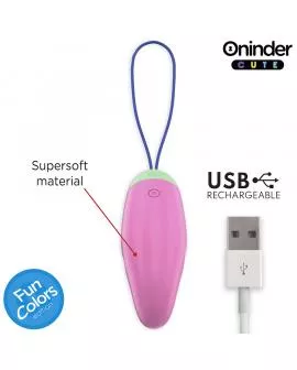 ONINDER CUTE - LOVE PLEASURE VIBRO-ROTIERENDES EI 360° SILIKON - KOSTENLOSE WELTWEITE APP