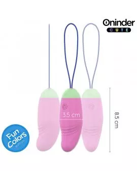ONINDER CUTE - LOVE PLEASURE VIBRO-ROTIERENDES EI 360° SILIKON - KOSTENLOSE WELTWEITE APP