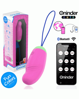 ONINDER CUTE - LOVE PLEASURE VIBRO-ROTIERENDES EI 360° SILIKON - KOSTENLOSE WELTWEITE APP
