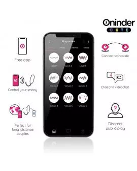 ONINDER CUTE - LOVE PLEASURE VIBRO-WAVE TAPPING SILIKON-EI - KOSTENLOSE WELTWEITE APP