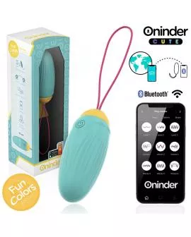 ONINDER CUTE - LOVE PLEASURE VIBRO-ROTIERENDES SILIKON-EDELSTEIN-EI - KOSTENLOSE WELTWEITE APP