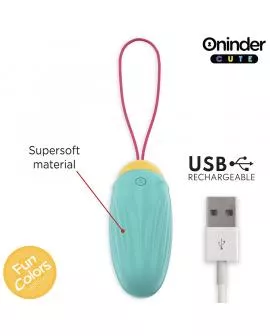 ONINDER CUTE - LOVE PLEASURE VIBRO-ROTIERENDES SILIKON-EDELSTEIN-EI - KOSTENLOSE WELTWEITE APP