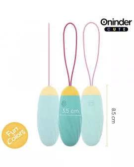 ONINDER CUTE - LOVE PLEASURE VIBRO-ROTIERENDES SILIKON-EDELSTEIN-EI - KOSTENLOSE WELTWEITE APP