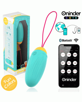 ONINDER CUTE - LOVE PLEASURE VIBRO-ROTIERENDES SILIKON-EDELSTEIN-EI - KOSTENLOSE WELTWEITE APP