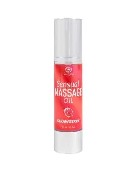 Secretplay Erdbeer-Massageöl - Erotisches Sinnesöl