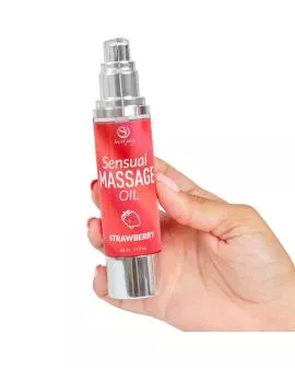Secretplay Erdbeer-Massageöl - Erotisches Sinnesöl