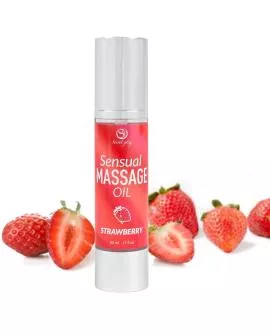 Secretplay Erdbeer-Massageöl - Erotisches Sinnesöl