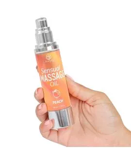 SECRETPLAY Pfirsich-Massageöl - Erotisches Massageöl