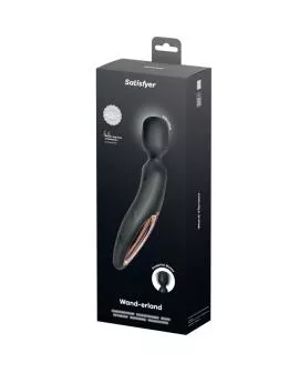 SATISFYER - WAND ERLAND VIBRIERENDES MASSAGER SCHWARZ