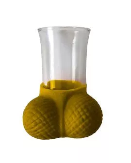 Diablo Picante - Goldenes Schnapsglas Erotik