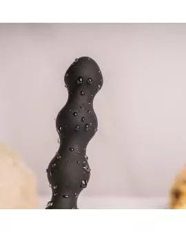 Rocks-Off Petite Sensations Pearls-Analplug Vibrator Schwarz