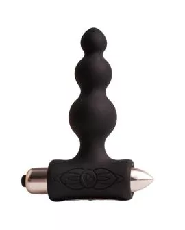 Rocks-Off - Petite Bubbles Analplug Vibrator Schwarz