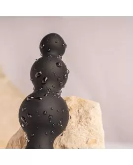 Rocks-Off - Petite Bubbles Analplug Vibrator Schwarz