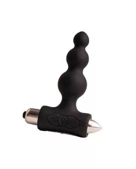 Rocks-Off - Petite Bubbles Analplug Vibrator Schwarz