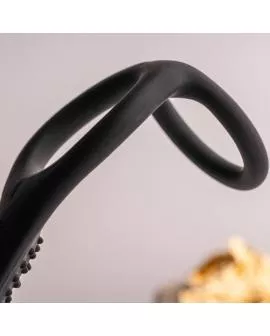 Rocks-Off Ro-Zen Rro Anal Plug mit Vibrierendem Penisring - Schwarz