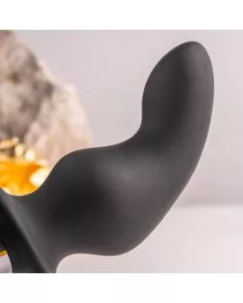 Rocks-Off Ro-Zen Rro Anal Plug mit Vibrierendem Penisring - Schwarz