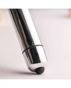Rocks-Off - RO-80 Chrom Vibrations-Bullet Silber
