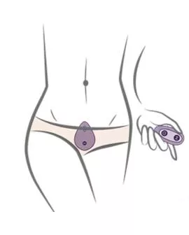 Rocks-Off Knickerbocker Glory - Diskret Panty Vibrator Rosa