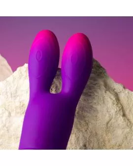 Rocks-Off - Glo-Girl Bunny Lila Flexibler Vibrator