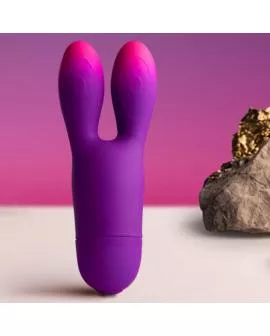 Rocks-Off - Glo-Girl Bunny Lila Flexibler Vibrator