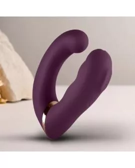 ROCKS-OFF - GEMINI DUAL VIBRATOR G-SPOT KLITORIS STIMULATOR LILA