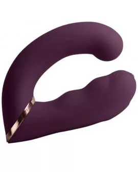 ROCKS-OFF - GEMINI DUAL VIBRATOR G-SPOT KLITORIS STIMULATOR LILA